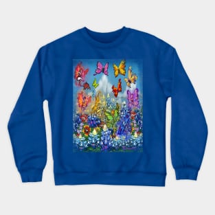 Wildflowers with Pixies Crewneck Sweatshirt